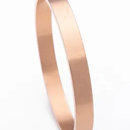 SWASHAA Men Rose Gold-Plated Kada Bracelet image 1