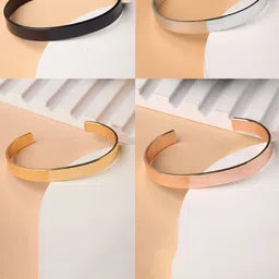 Roadster Men 4 Brass-Plated Cuff Bracelet-picture-44
