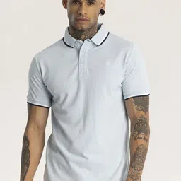 Snitch Men Polo Collar Slim Fit T-shirt image 2