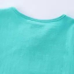 INCLUD Girls Graphic Printed Flutter Sleeve Fit & Flare Dress image 5