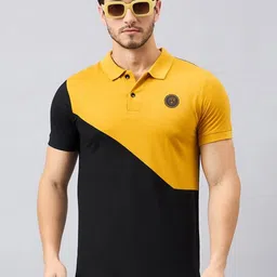 Zigo Colourblocked Polo Collar Casual T-shirt-picture-39
