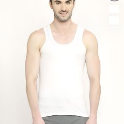 VIP Pack Of 3 Scoop Neck Sleeveless Cotton Innerwear Vests-picture-33