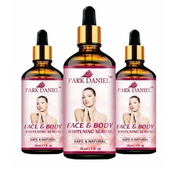 Park Daniel Set Of 3 Safe & Natural Face & Body Whitening Serum-30ml Each image 1