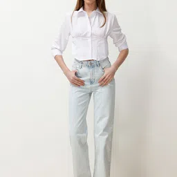 Trendyol Women Clean Look Heavy Fade Jeans image 4