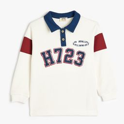 Koton Boys Shirt Collar Long Sleeves Sweatshirt-picture-39