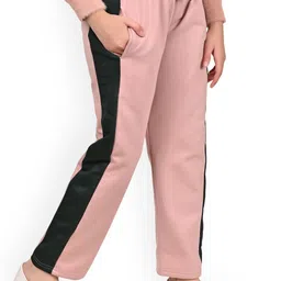 BAESD Girls Colourblocked Mid-Rise Track Pants image 2