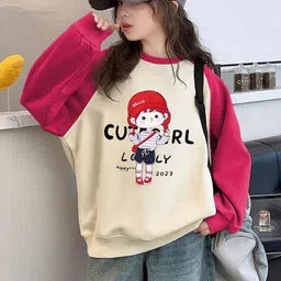 FOREVER FRIDAY Girls Printed Sweatshirt-picture-24