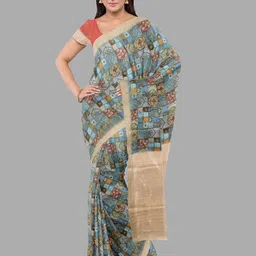 The Chennai Silks Ethnic Motifs Printed Banarasi Saree-picture-31