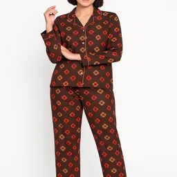 GAB Women Printed Night suit image 5
