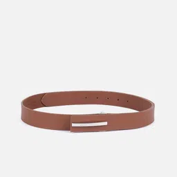 Louis Philippe Men Textured Leather Formal Belt image 2