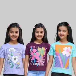 ZUNIORS SSC Kids-Unisex Blue Cotton Printed Tshirts-picture-36