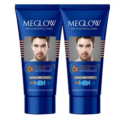 MEGLOW Brightening Radiance Men Set Of 2 Face Cream- 50g Each image 1