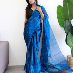 Anouk Tissue Designer Saree image 1