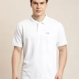 Turtle Polo Collar Cotton Stretch Slim Fit T-Shirt-picture-36