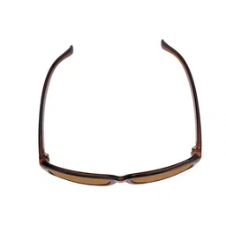 GIO COLLECTION Unisex Round Sunglasses with Polarised Lens G9279BRW_TA image 5