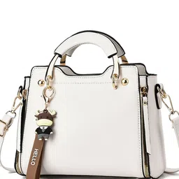 StyleCast Structured Charm Detail Handheld Bag With Detachable Sling Strap-picture-23
