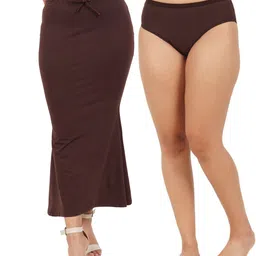 FEMULA Fishcut Stretchable Saree Shapewear With Brief-picture-24