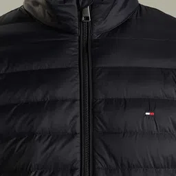 Tommy Hilfiger Men Mock Collar Solid Padded Jacket image 4