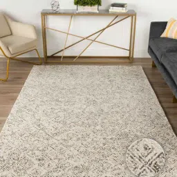 Chocolate Wool Abstract 5' x 3' Hand tufted Carpet By Kaleen India-picture-10