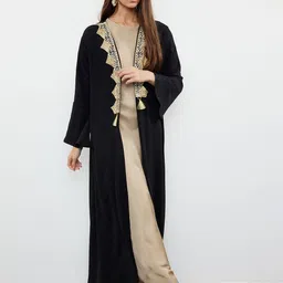 Trendyol Women Embroidered Longline Shrug-picture-34
