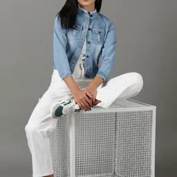 SHOWOFFFF Women Denim Jacket image 2