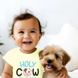 Lillypupp Infants Printed Pure Cotton Bodysuit image 3