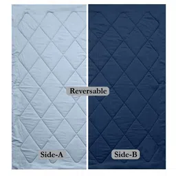 CHICERY Blue Geometric Heavy Winter Single Bed Comforter image 4