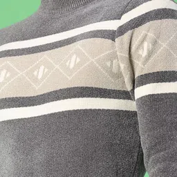 V-Mart Men Colourblocked Pullover image 3