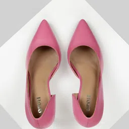 Oroh Women Leather Party Stiletto Pumps image 3