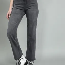 Chemistry Women Straight Fit High-Rise Light Fade Stretchable Jeans-picture-12