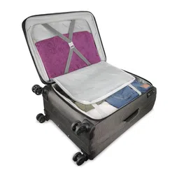 Harissons Textured Soft-Sided Large Trolley Bag image 4