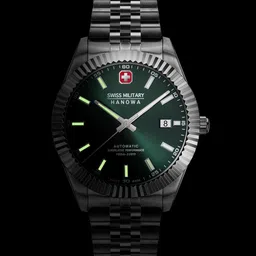 SWISS MILITARY HANOWA Men Textured Dial & Automatic Swiss Made Watch SMWGL0002103-picture-10
