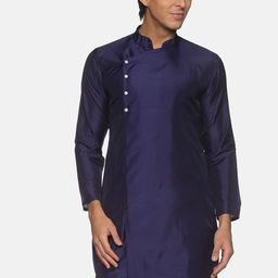 Sethukrishna Men Navy Blue Kurta-picture-22