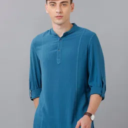 IDENTITI Men Blue Comfort Casual Shirt-picture-28
