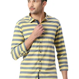 SNX Horizontal Striped Pure Cotton Shirt-picture-27
