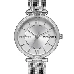 Daniel Klein Premium Women Silver Embellished Dial & Straps Analogue Watch DK.1.13218-1-image-76