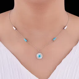 ANJNI CREATION Silver-Plated Beaded Stainless Steel Tarnish-Free Waterproof Fancy Chain-picture-35
