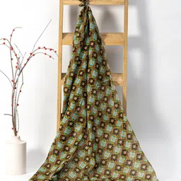Contrast Living Printed Pure Cotton Scarf image 1
