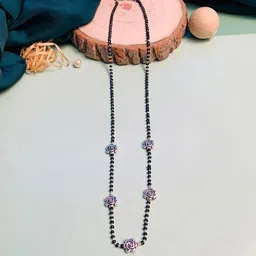 ABDESIGNS Silver-Plated Beaded Mangalsutra image 1