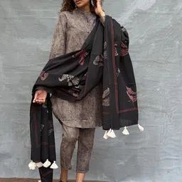 Chidiyaa Ethnic Motifs Printed Block Print Dupatta-picture-38