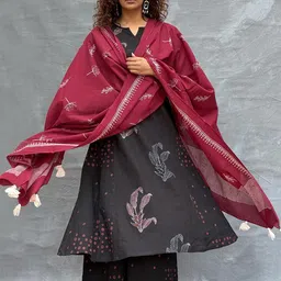 Chidiyaa Ethnic Motifs Printed Block Print Dupatta-picture-12