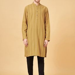 indus route by Pantaloons Ethnic Motifs Embroidered Kurta-picture-28