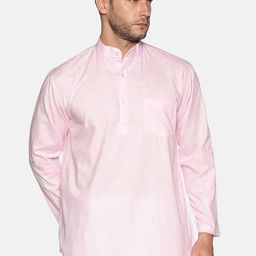 Sethukrishna Mandarin Collar Cotton Kurta-picture-24