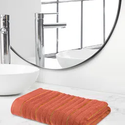 Himeya Red 550 GSM Pure Cotton Bath Towel-image-0