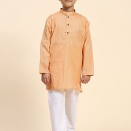 Pro-Ethic STYLE DEVELOPER Boys Woven Design Pure Cotton Kurta with Pyjamas-picture-1