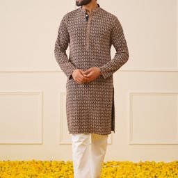 Jompers Embroidered Regular Thread Work Pure Cotton Kurta with Trouser-picture-30