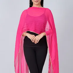 First Resort by Ramola Bachchan Taping Georgette Dupatta-picture-6