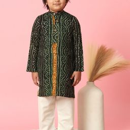 Readiprint Boys Bandhani Printed Regular Kurta With Pyjamas-picture-44