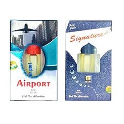 RAVIOUR LIFESTYLE Set Of 2 Airport & Signature Alcohol Free Attar- 8 ml Each-picture-48