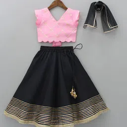BAESD Girls Ready To Wear Lehenga & Blouse With Dupatta-picture-36